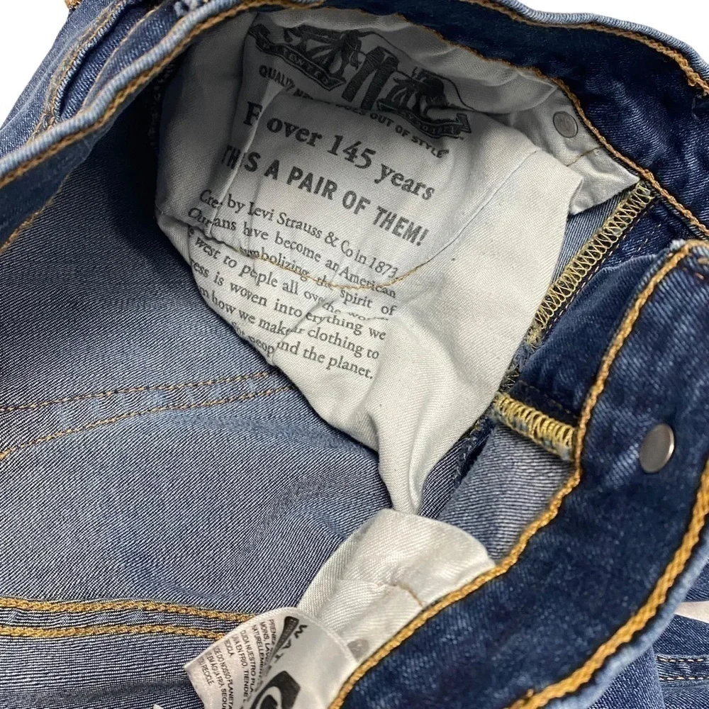 Levi’s  Strauss and Company 511 men’s‎ blue skinny leg jeans size w28 L 30.